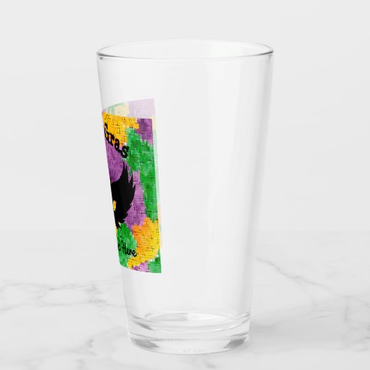 Mardi Gras Camouflage Mask Glas (Links)