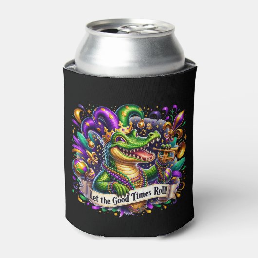 Mardi Gras Can Cooler Dosenkühler (Kanne Vorderseite)