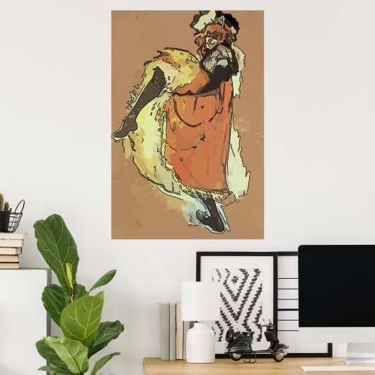 Mardi Gras Can Dancer Poster (Heimbüro)