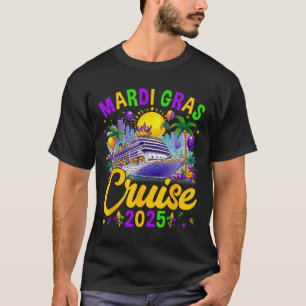 Mardi Gras Carnival Cruise 2025 Family Cruising Ma T-Shirt