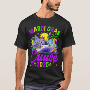 Mardi Gras Carnival Cruise 2025 Family Cruising T-Shirt