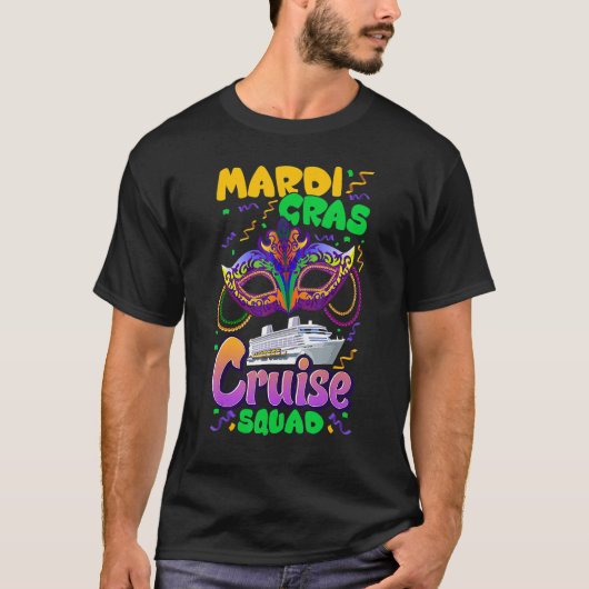 Mardi Gras Carnival Cruise Vacation Travel Group M T-Shirt (Vorderseite)