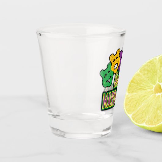 Mardi Gras Carnival feiern Schnapsglas (Links)