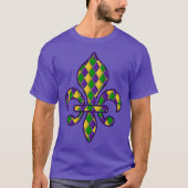 Mardi Gras Carnival feiern T-Shirt (Vorderseite)