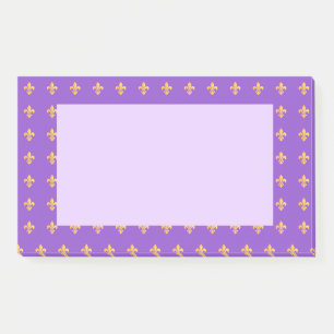 Mardi Gras Carnival Jazz Lilie Post-it Klebezettel