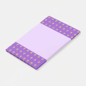 Mardi Gras Carnival Jazz Lilie Post-it Klebezettel (angewinkelt)