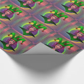 Mardi Gras Carnival Jester Geschenkpapier (Ecke)