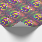 Mardi Gras Carnival Jester Geschenkpapier (Ecke)