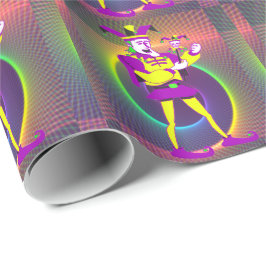 Mardi Gras Carnival Jester Geschenkpapier