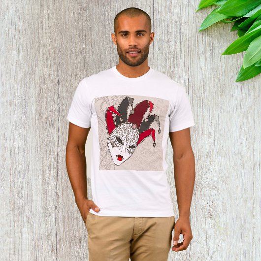Mardi Gras Carnival Mask Mens T - Shirt