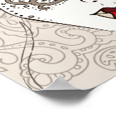 Mardi Gras Carnival Mask Poster (Ecke)