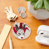 Mardi Gras Carnival Mask Schlüsselanhänger