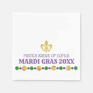 Mardi Gras   Carnival Masquerade Serviette