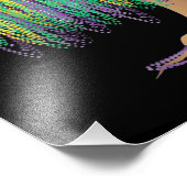 Mardi Gras Carnival Mexikanisch Fotodruck (Ecke)