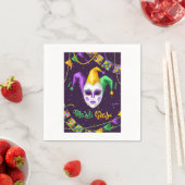 Mardi Gras Carnival Napkins Serviette (Beispiel)