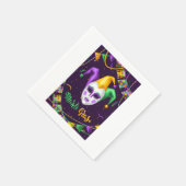 Mardi Gras Carnival Napkins Serviette (Ecke)