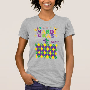 Mardi Gras Carnival Party Lilie Dekoration T-Shirt