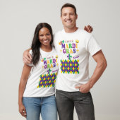 Mardi Gras Carnival Party Lilie Rhombus T-Shirt (Unisex)