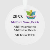 Mardi Gras Carnivale Masquerade Ornament