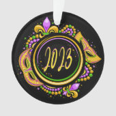 Mardi Gras Carnivale Masquerade Ornament (Vorderseite)