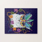 Mardi Gras Cat, Funny Mardi Gras Puzzle (Horizontal)