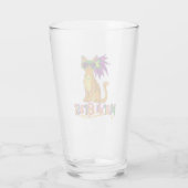 Mardi Gras Cat Glas (Rückseite)