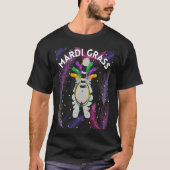 Mardi Gras Cat Mardi Gras Pun Meme Mardi Gras Bead T-Shirt (Vorderseite)