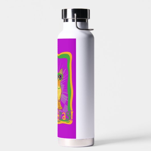 Mardi Gras Cat Trinkflasche (Links)