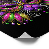 Mardi Gras Cat Villa Saroli Poster (Ecke)