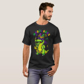 Mardi Gras Celebration Alligator Crocodile Holiday T-Shirt (Vorne ganz)