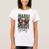 Mardi Gras Celebration Bow T-Shirt (Vorderseite)