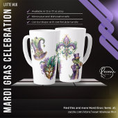  Mardi Gras Celebration Ceramic Latte Mug Milchtasse