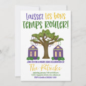 Mardi Gras Celebration Einladung (Vorderseite)