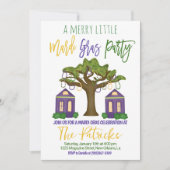 Mardi Gras Celebration Einladung (Vorderseite)