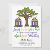 Mardi Gras Celebration Einladung (Vorderseite)