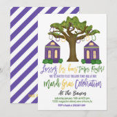 Mardi Gras Celebration Einladung (Vorne/Hinten)