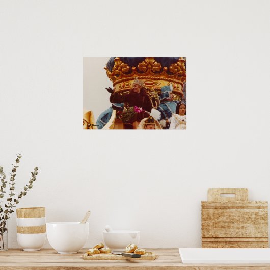 Mardi Gras Celebrity Queen Float Poster (Küche)