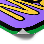 Mardi Gras Chat Noir, Bearbeitungsdatum Poster (Ecke)