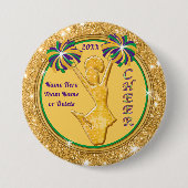 Mardi Gras, Cheer Buttone, Victoria Button (Vorderseite)