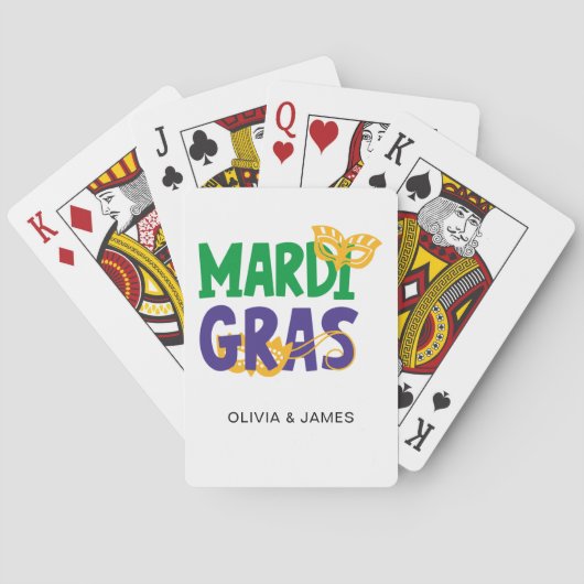 Mardi Gras Classic Spielkarten (Rückseite)