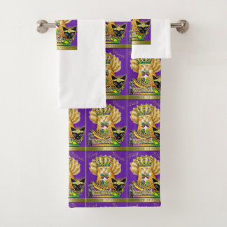 Mardi Gras Claude Badetuch Set