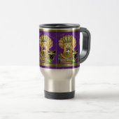Mardi Gras Claude Stainless Steel Tasse (VorderseiteRechts)