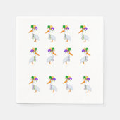 Mardi Gras Cocktail Napkins Serviette (Vorderseite)