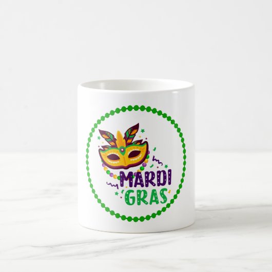 Mardi Gras Coffee Tasse (Mittel)