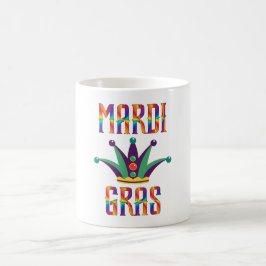 Mardi Gras Coffee Tasse