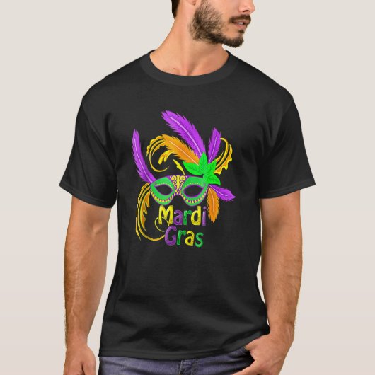 Mardi Gras Cool Pancake Tuesday Holiday Funny Gift T-Shirt (Vorderseite)