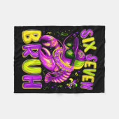 Mardi Gras Cool Six Seven Bruh Crawfish Männer Jun Fleecedecke (Vorderseite (Horizontal))