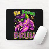Mardi Gras Cool Six Seven Bruh Crawfish Männer Jun Mousepad (Mit Mouse)
