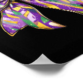 Mardi Gras Coquette Bow 2 Poster (Ecke)