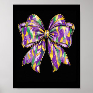 Mardi Gras Coquette Bow 2 Poster